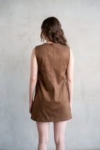 Suede Mini Dress