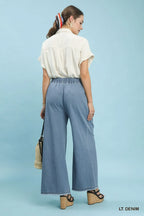 Pleated Wide Leg Pants