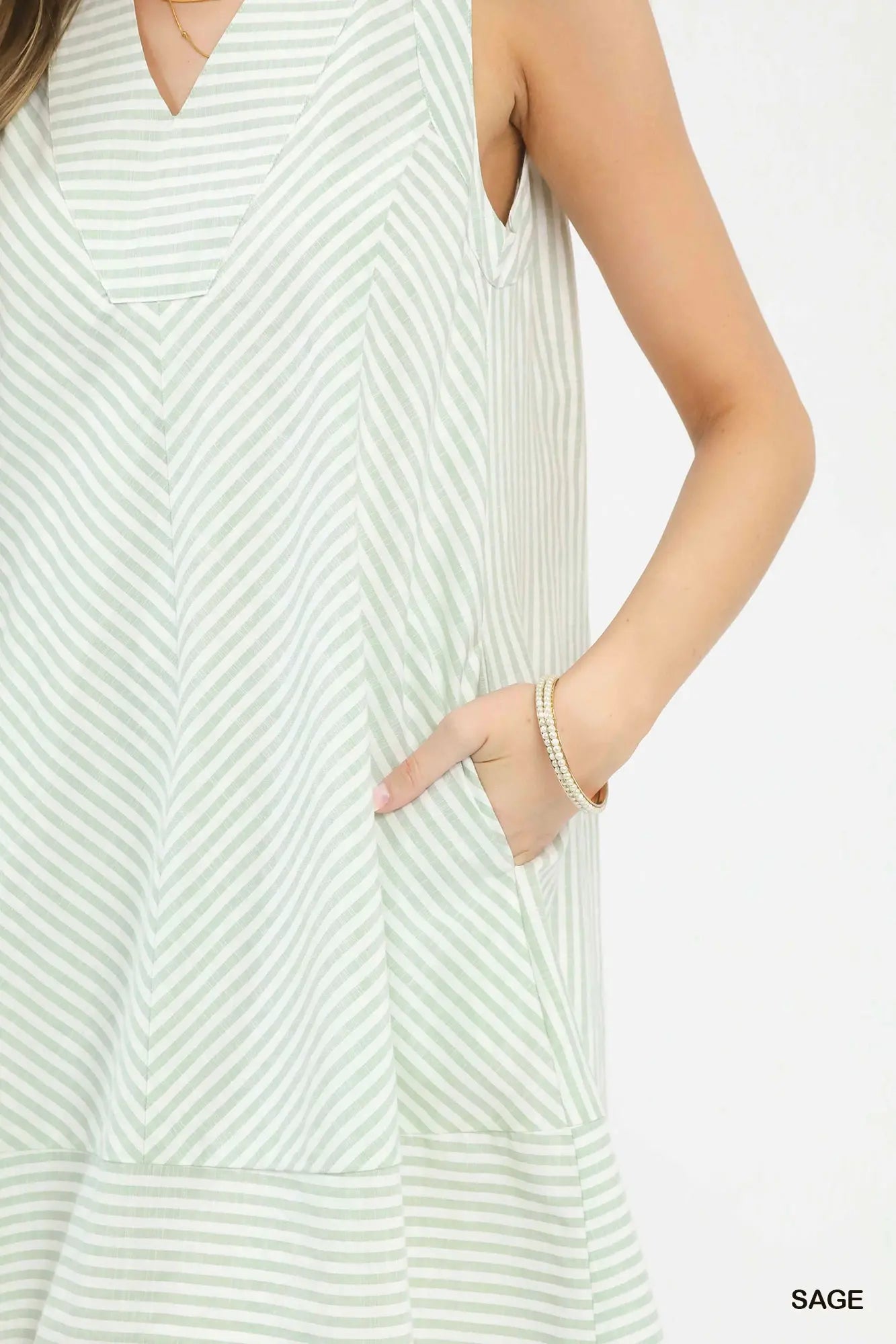 Stripe Mini Dress