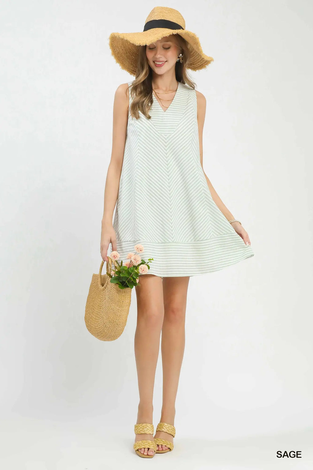 Stripe Mini Dress