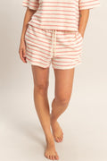 Striped Drawstring Shorts