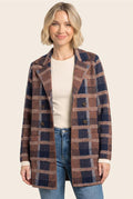 Tailored Check Cardigan