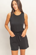 Drawstring Romper