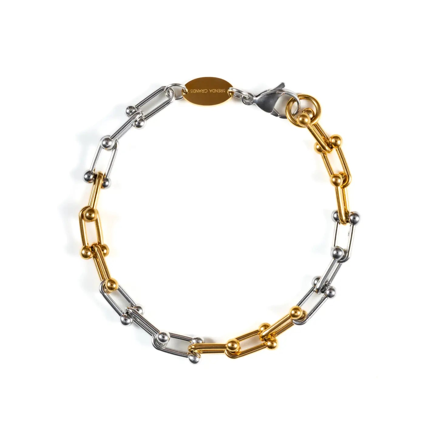 Two Tone Chain Bracelet