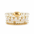 Pearl Beaded Stretch Bracelets