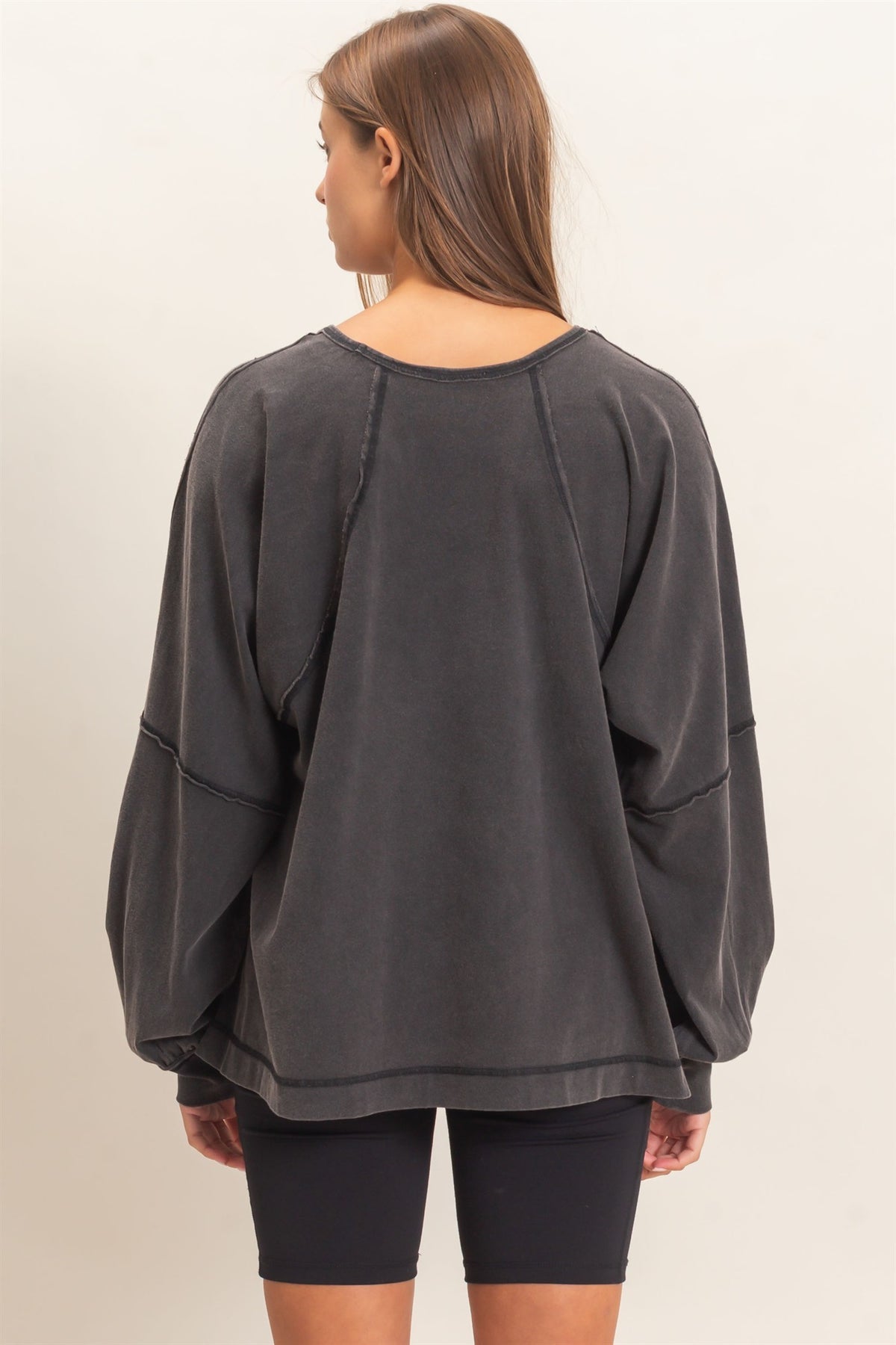 Raglan Sleeve Washed Top