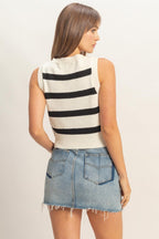 Striped Sweater Vest