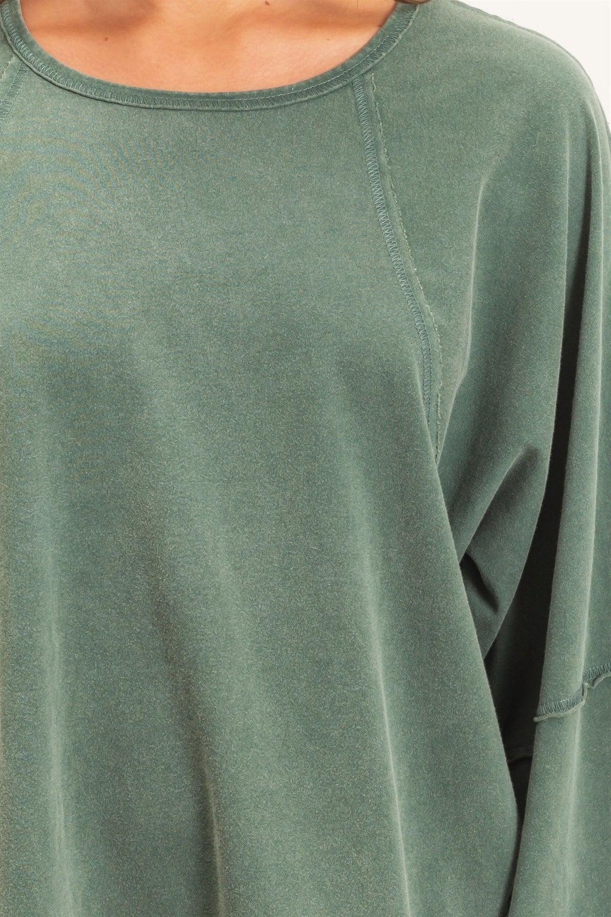 Raglan Sleeve Washed Top