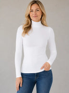 Long Sleeve Mock Neck Basic
