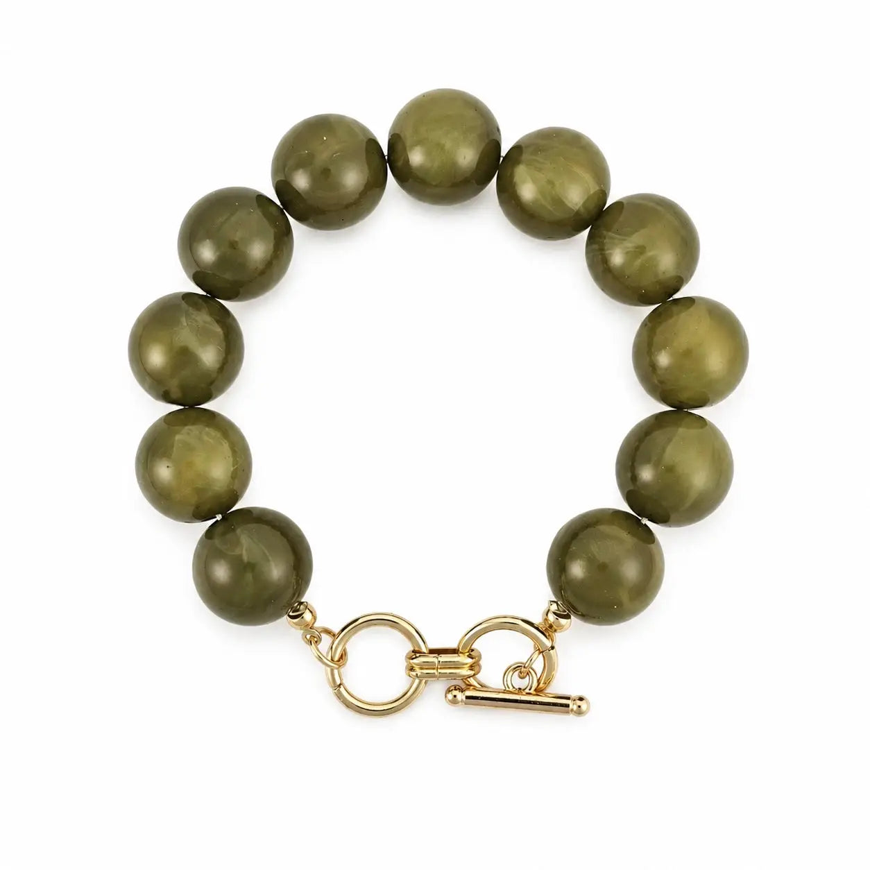 Emerald Beaded Bracelet