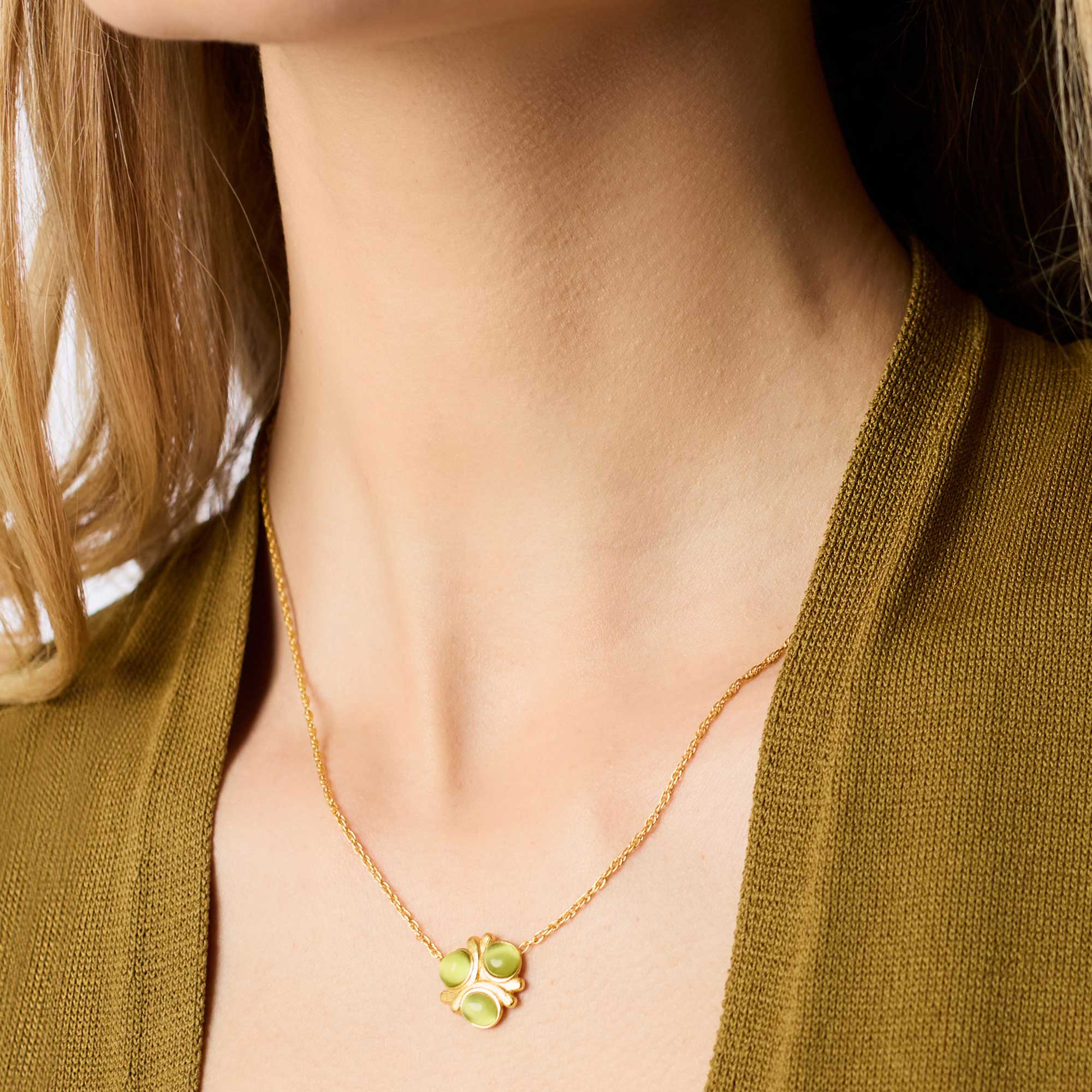Julie Vos Cobblestone Delicate Necklace