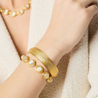 Julie Vos Cobblestone Hinge Bangle