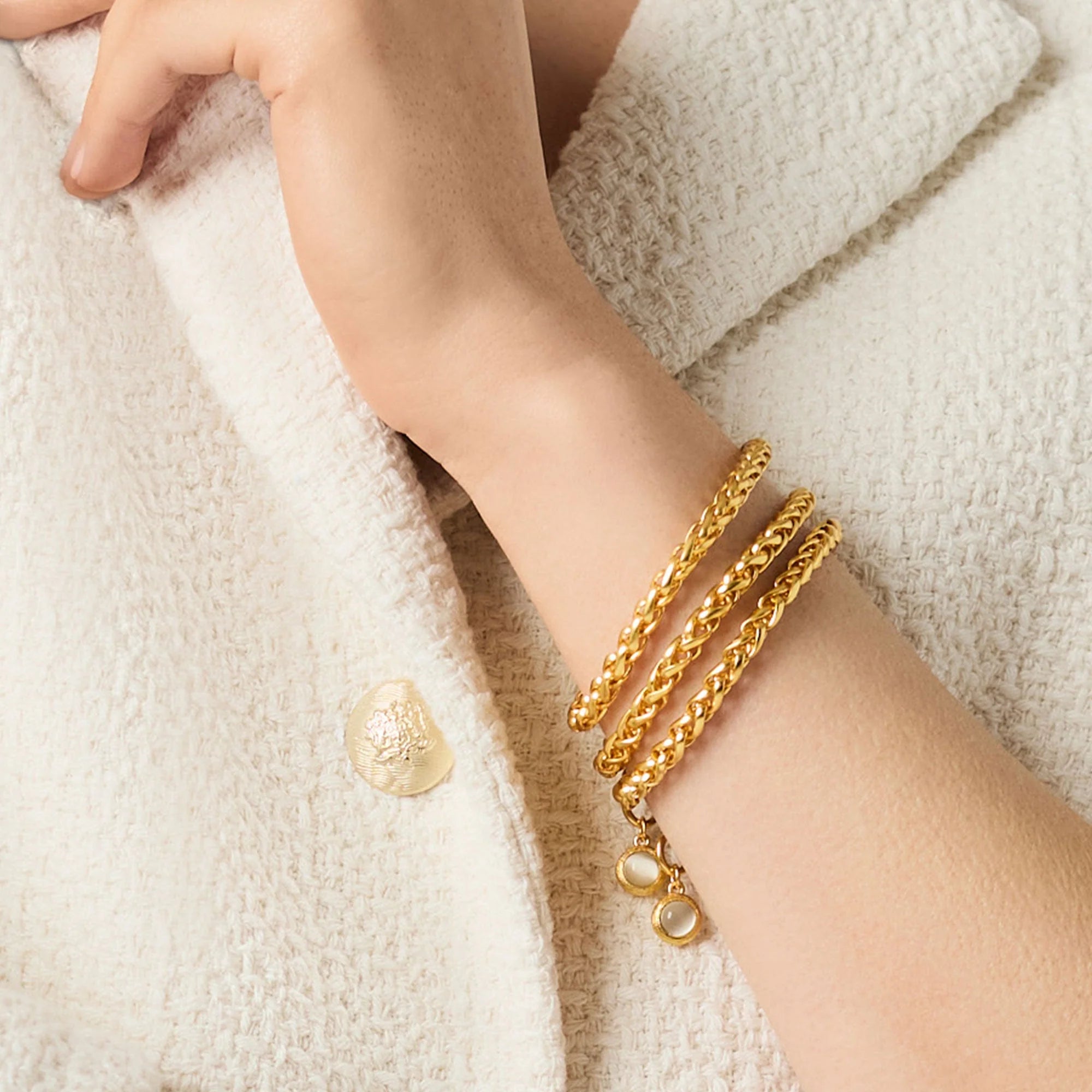 Julie Vos Cobblestone Link Bracelet
