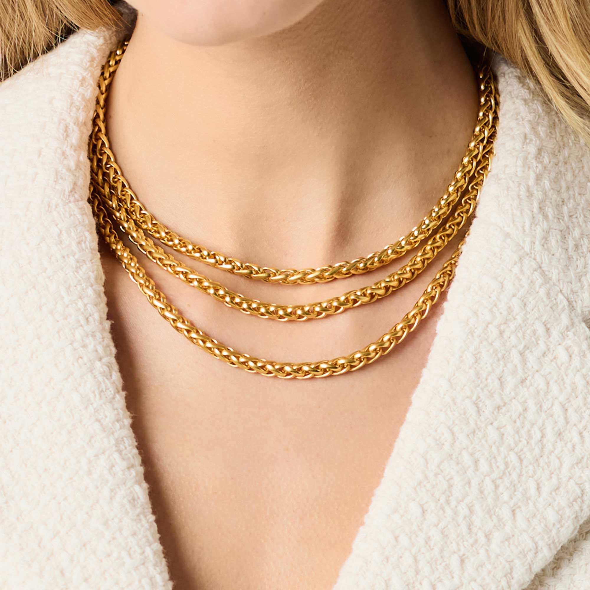 Julie Vos Cobblestone Link Necklace