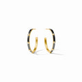 Julie Vos Crescent Stone Hoop