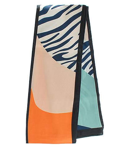 Silky Skinny Wrap Scarf