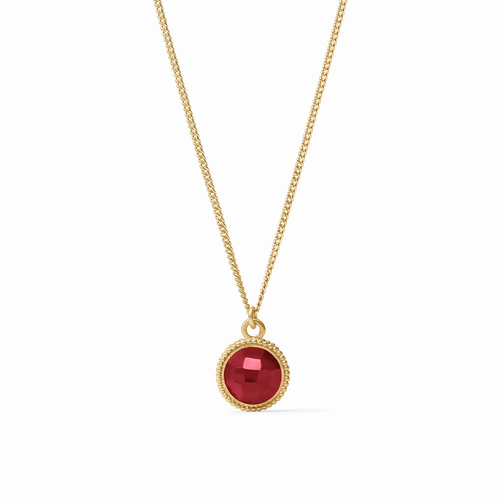 Julie Vos Fleure-de-Lis Solitaire Necklace