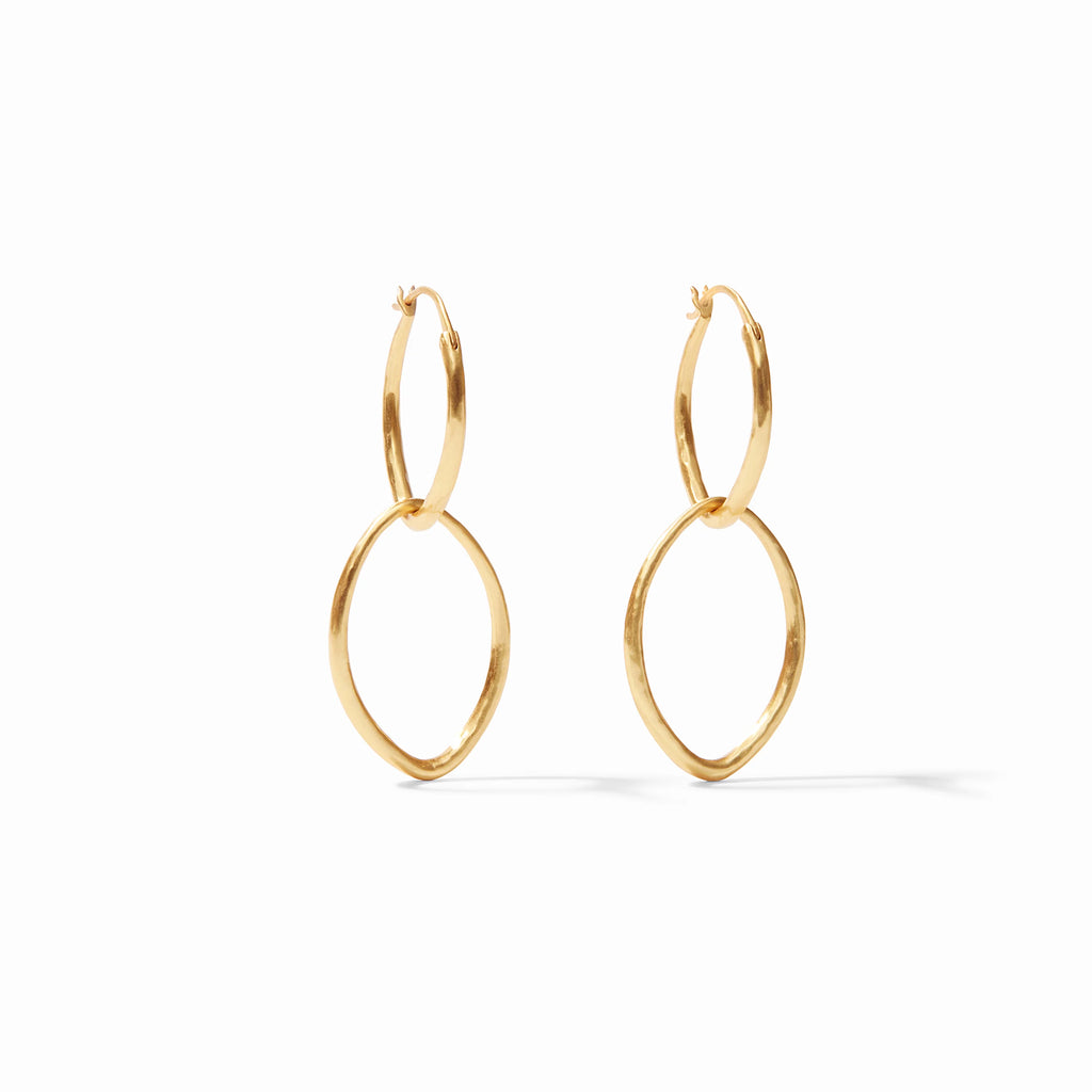 Julie Vos Fleur-de-Lis 2in 1 Earring
