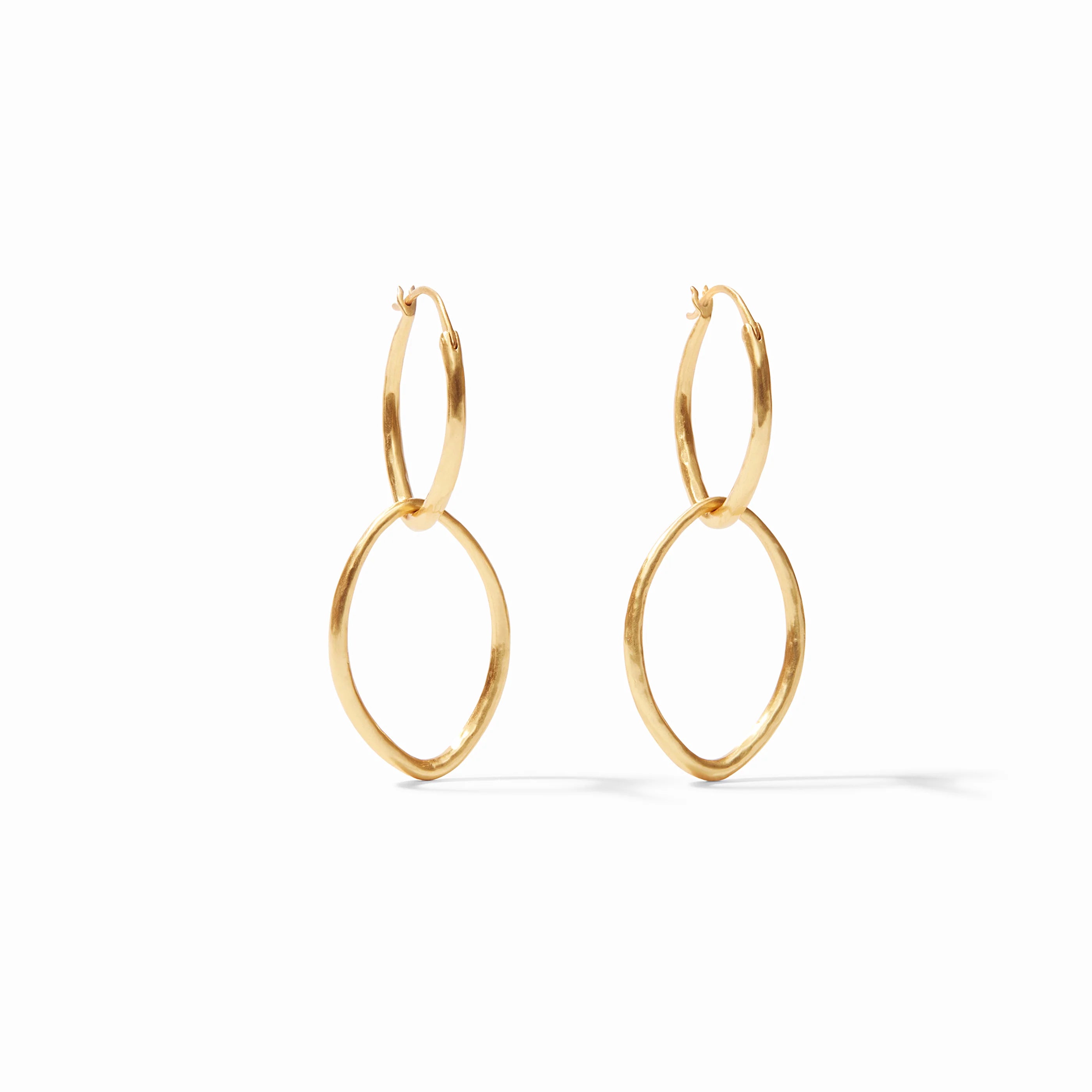 Julie Vos Fleur-de-Lis 2in 1 Earring