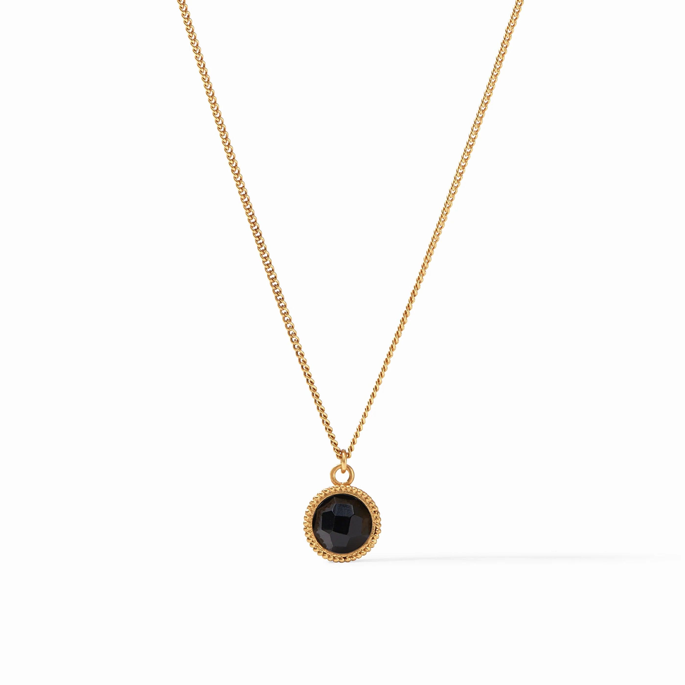Julie Vos Fleure-de-Lis Solitaire Necklace