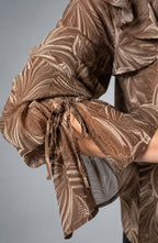 Ruffle Neck Top