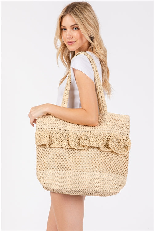 Crochet Straw Bag