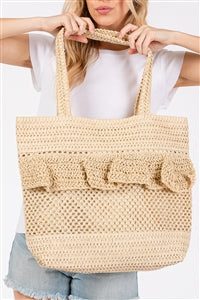 Crochet Straw Bag