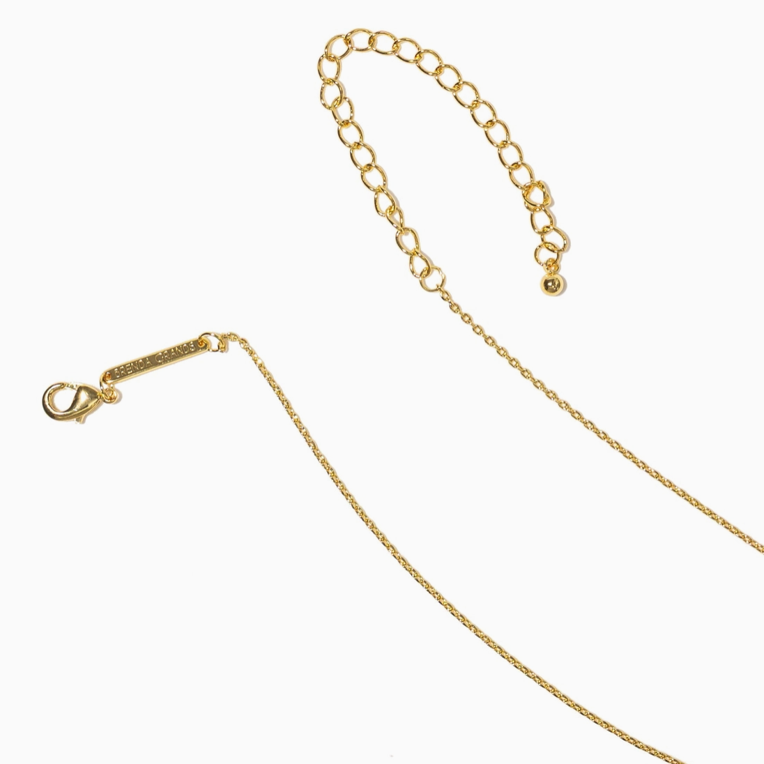 Sun Opal Pendant Necklace - 18K Gold