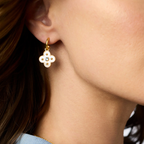 Julie Vos Colette Hoop & Charm Earring