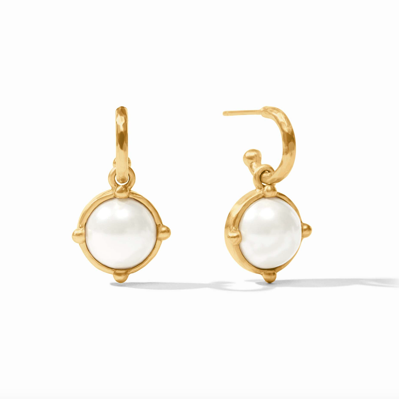 Julie Vos Honeybee Hoop & Charm Earring