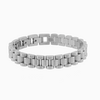 Waterproof Silver Watch Band Bracelet