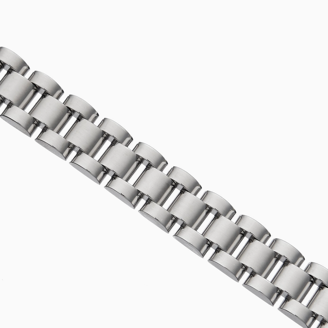 Waterproof Silver Watch Band Bracelet