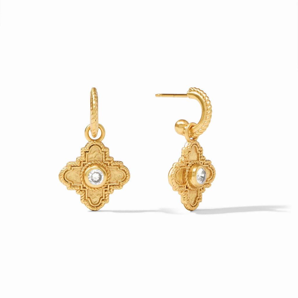 Julie Vos Malta Theodora Hoop & Charm Earring