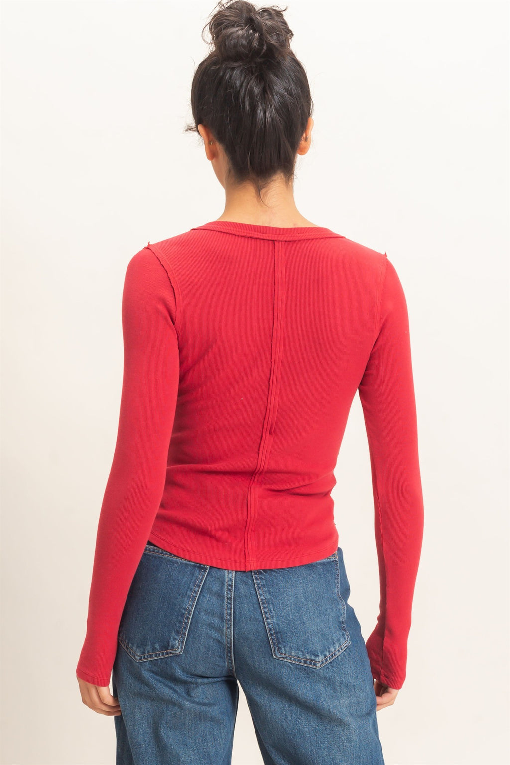 Henley Long Sleeve Top