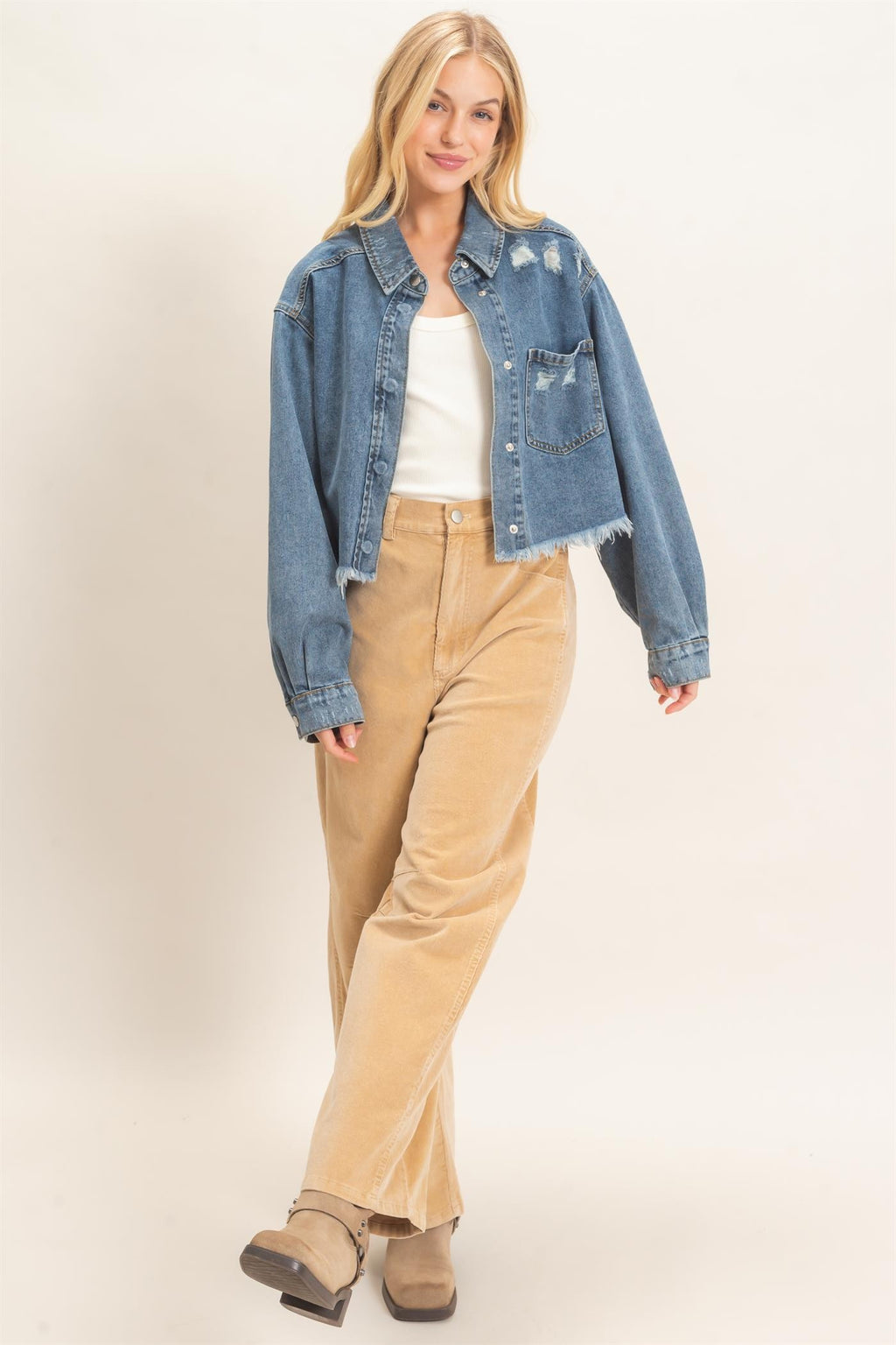 Wide Leg Corduroy Pants