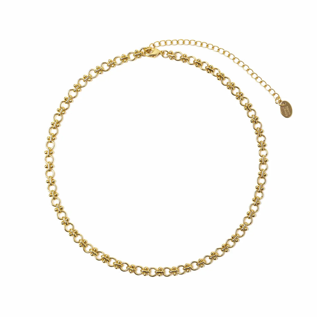 18K Circle Link Necklace