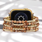 Golden Earth Jasper Stretch Apple Watchband