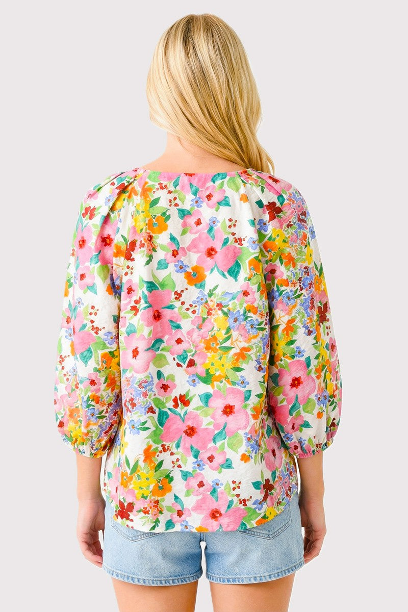 Floral Print Blouse