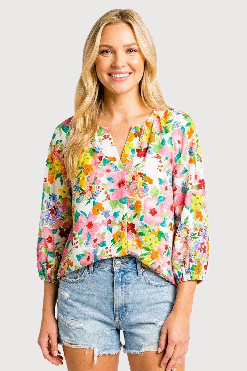 Floral Print Blouse