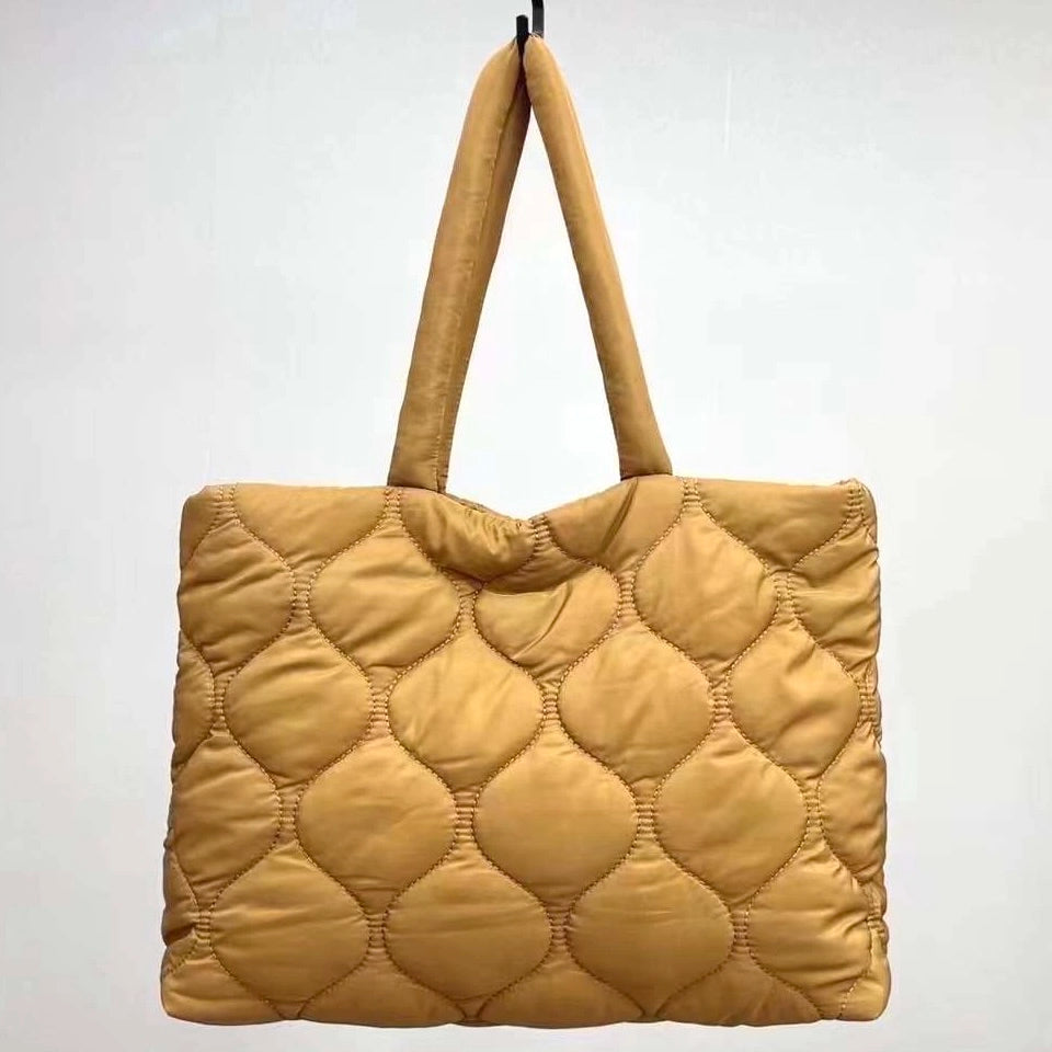 Quilted Nylon Tote