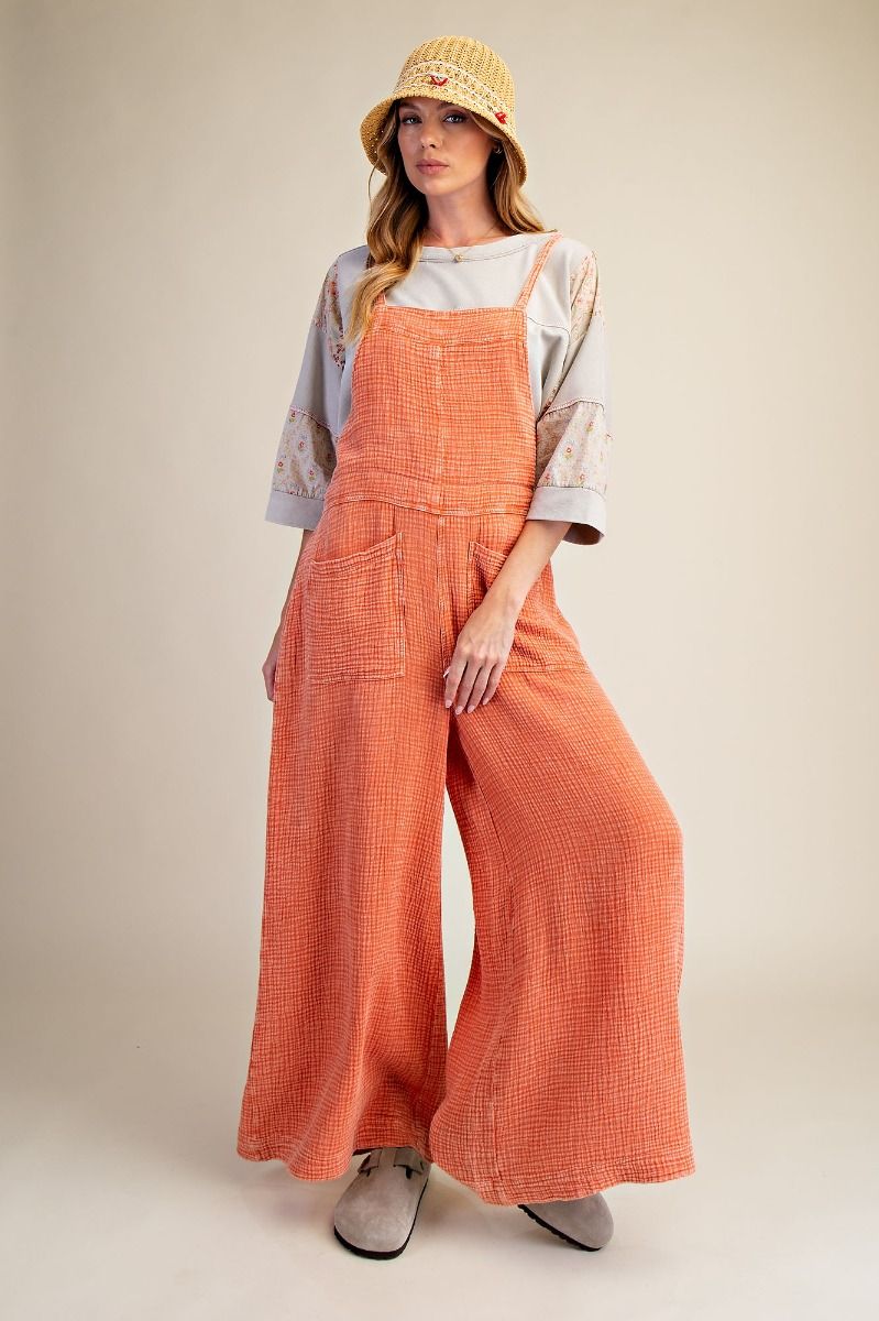 Washed Cotton Jumpsuit