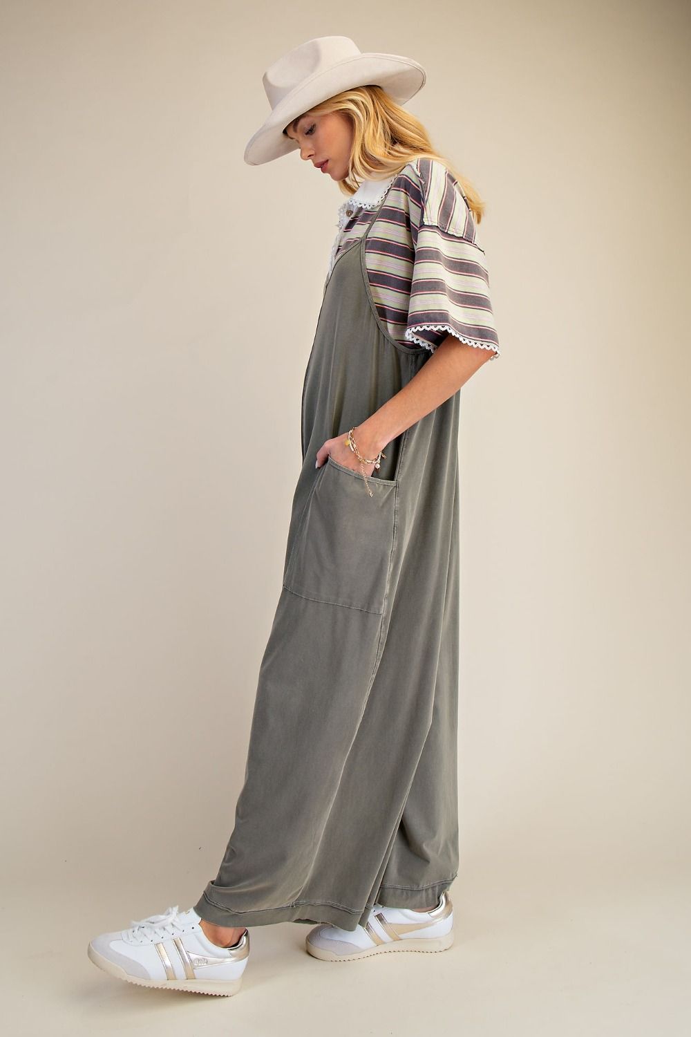 Cotton Span Jumpsuit