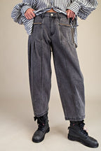 Washed Denim Jeans