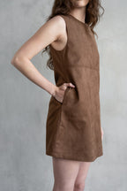 Suede Mini Dress