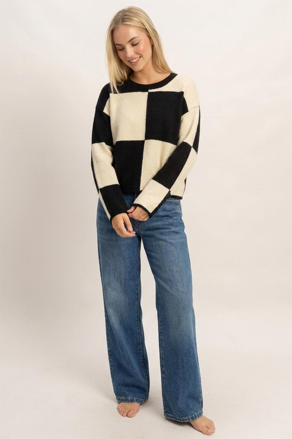 Checkered Sweater