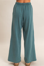 Acid Wash Drawstring Pants