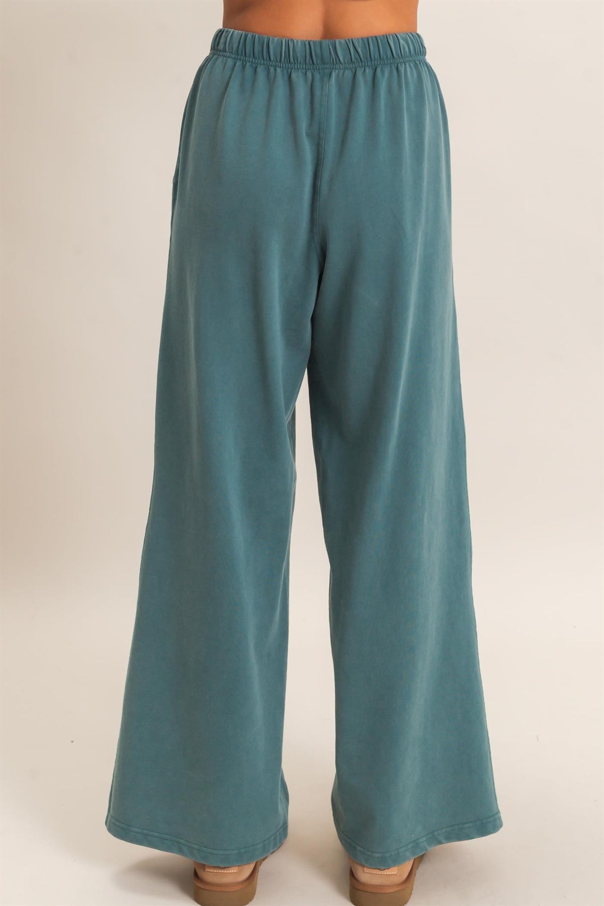 Acid Wash Drawstring Pants