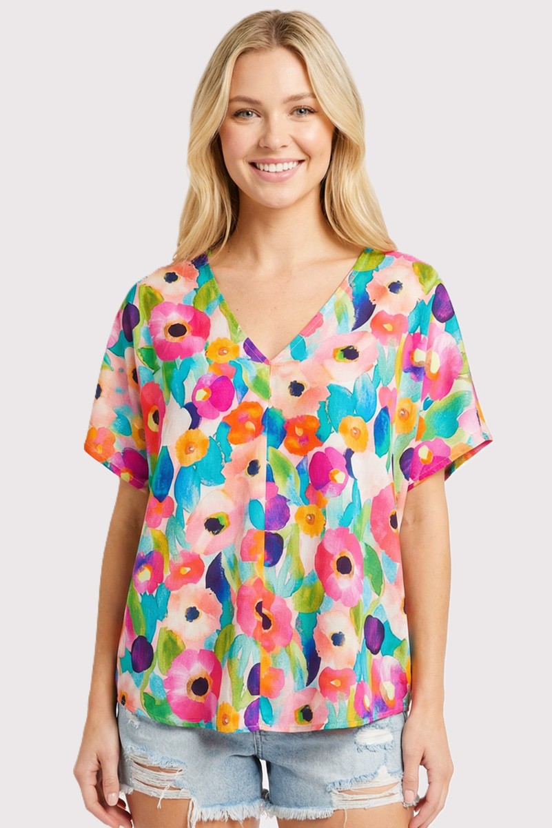 Relax Floral Printed Top