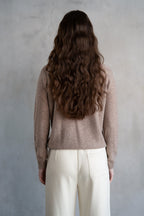 Sparkled Crew Neck Sweater