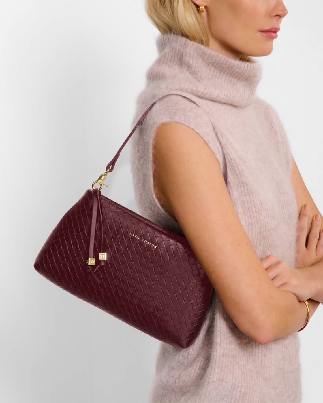 Woven Nova Shoulder Bag